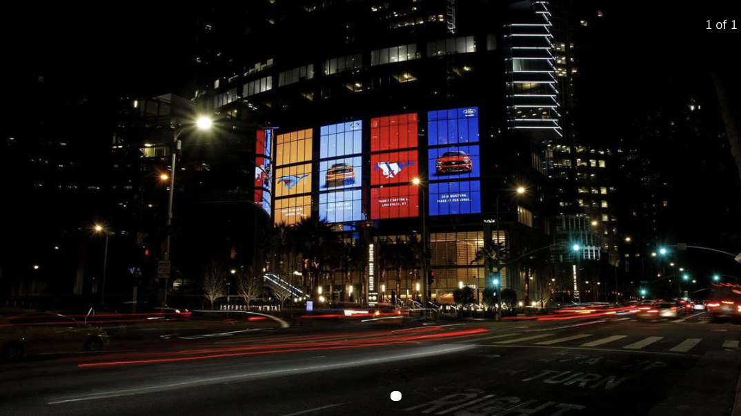 Downtown Los Angeles billboards