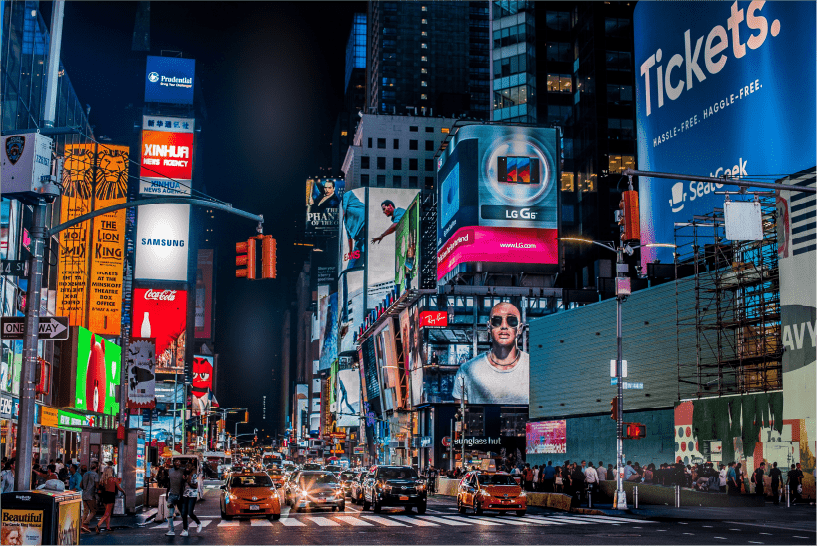 Times Square New York billboards