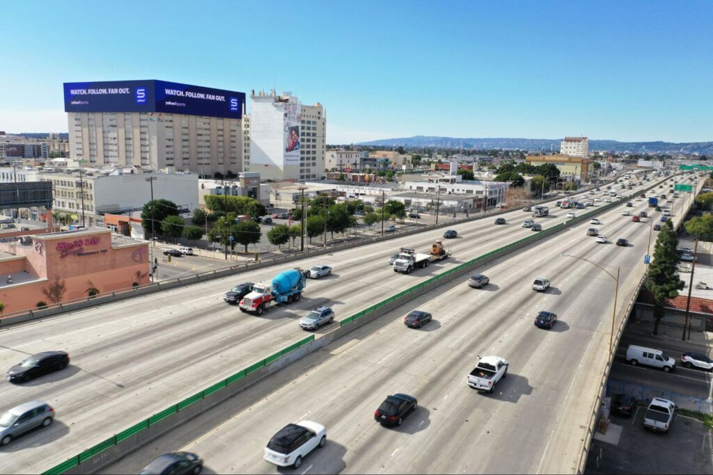 Santa Monica freeway billboard