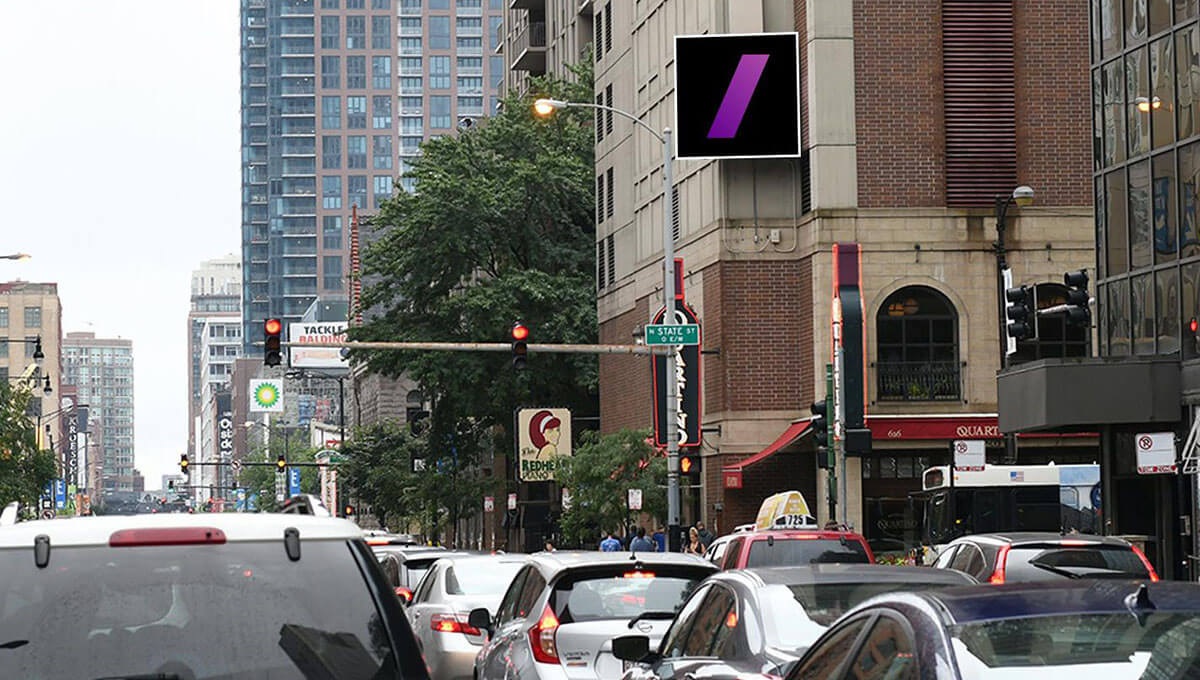 Chicago famous boulevard billboard