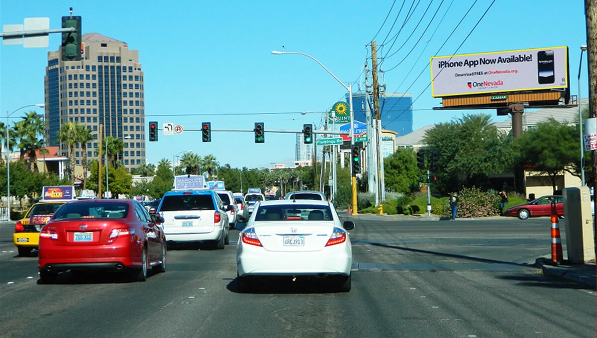 Las Vegas boulevard billboard